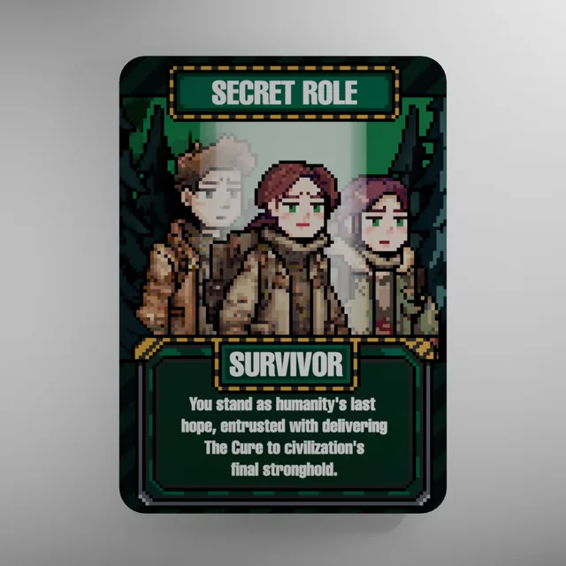 Secret role card from